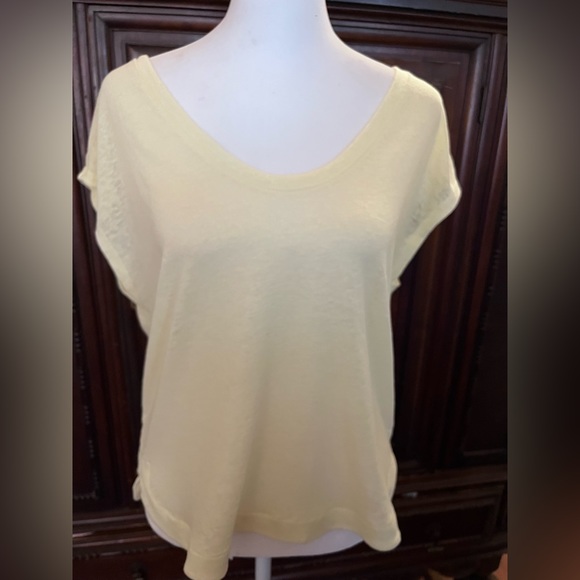 NWT Banana Republic Linen-Blend T-Shirt - Picture 5 of 14